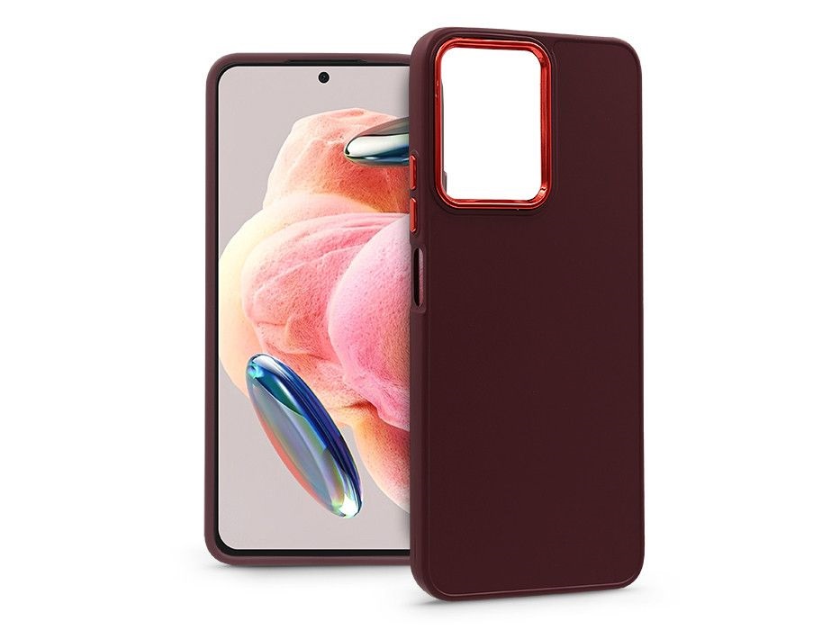 Haffner PT-6702 Xiaomi Redmi Note 12 4G bíbor szilikon hátlap