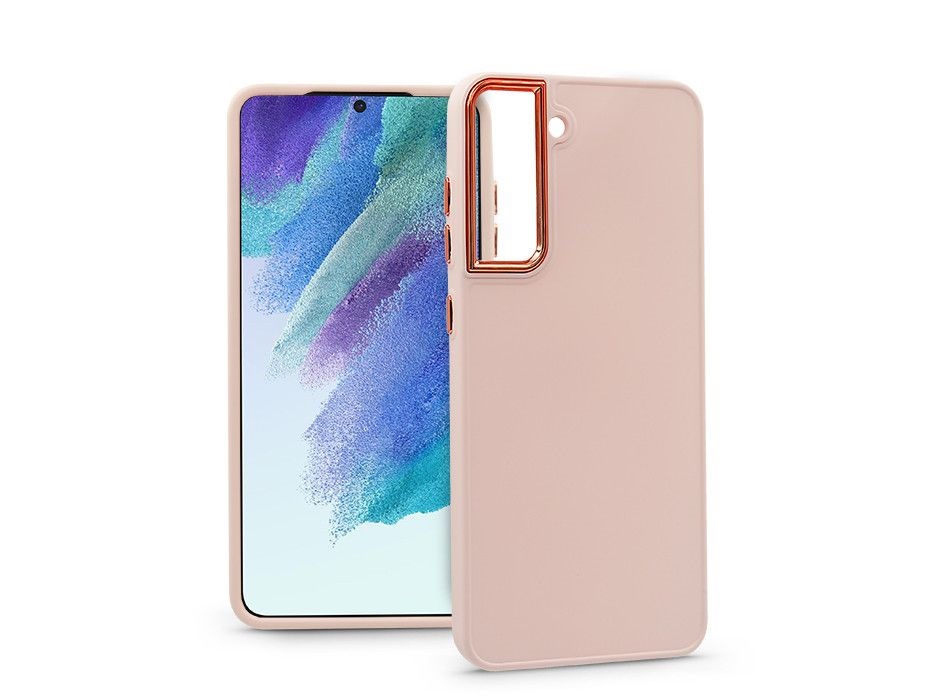 Haffner PT-6720 G990B Galaxy S21 FE 5G pink szilikon hátlap