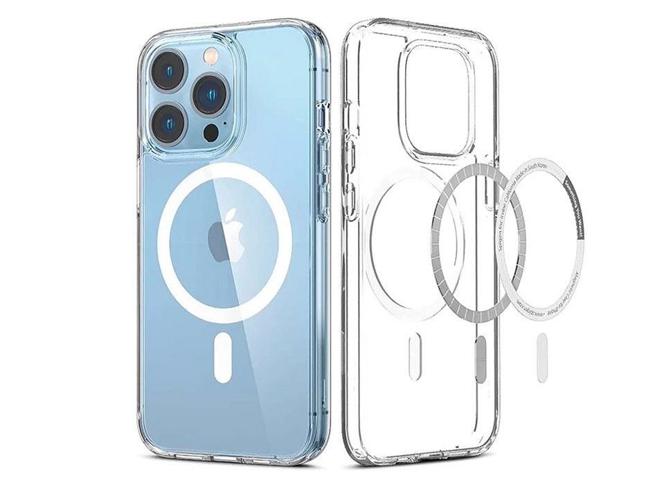 Haffner PT-6807 Apple iPhone 14 Pro Clear Mag Cover átlátszó szilikon hátlap