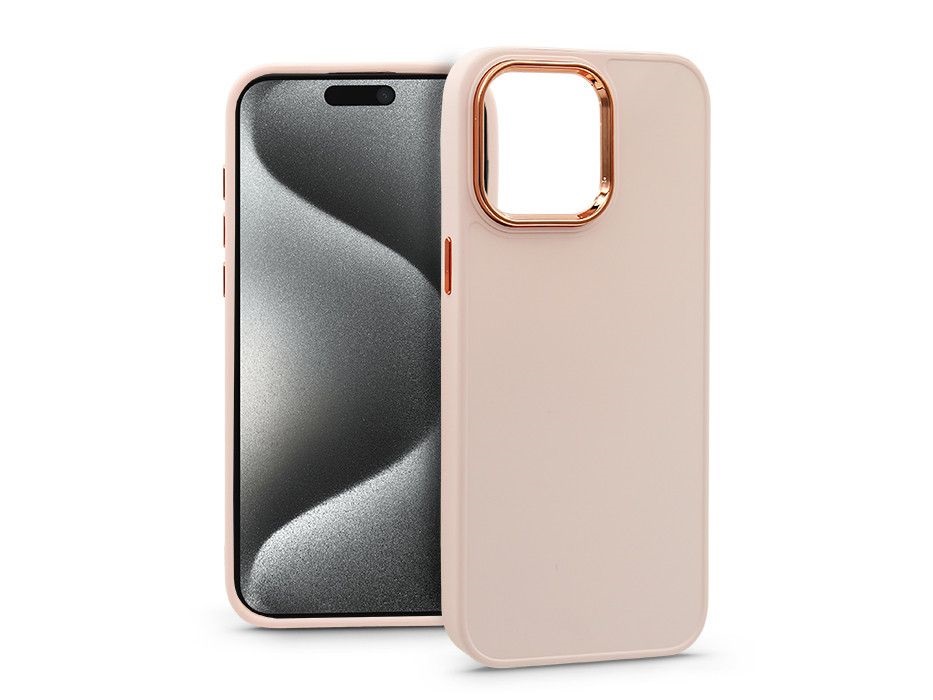 Haffner PT-6825 Apple iPhone 15 Pro Max Frame pink szilikon hátlap