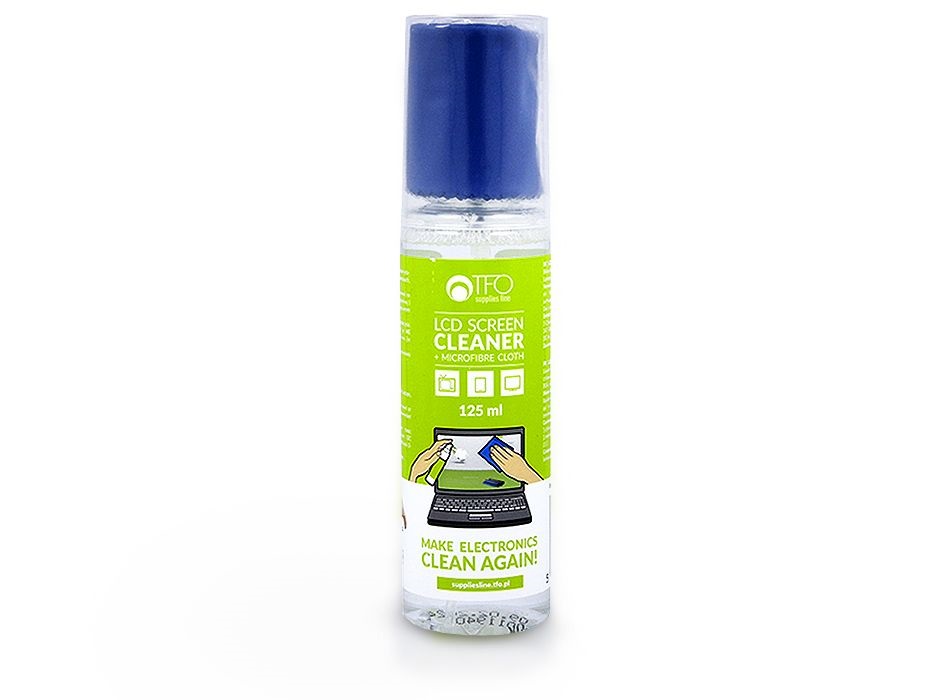 Haffner TF-0078 125ml képernyőtisztító folyadék + mikroszálas törlőkendő