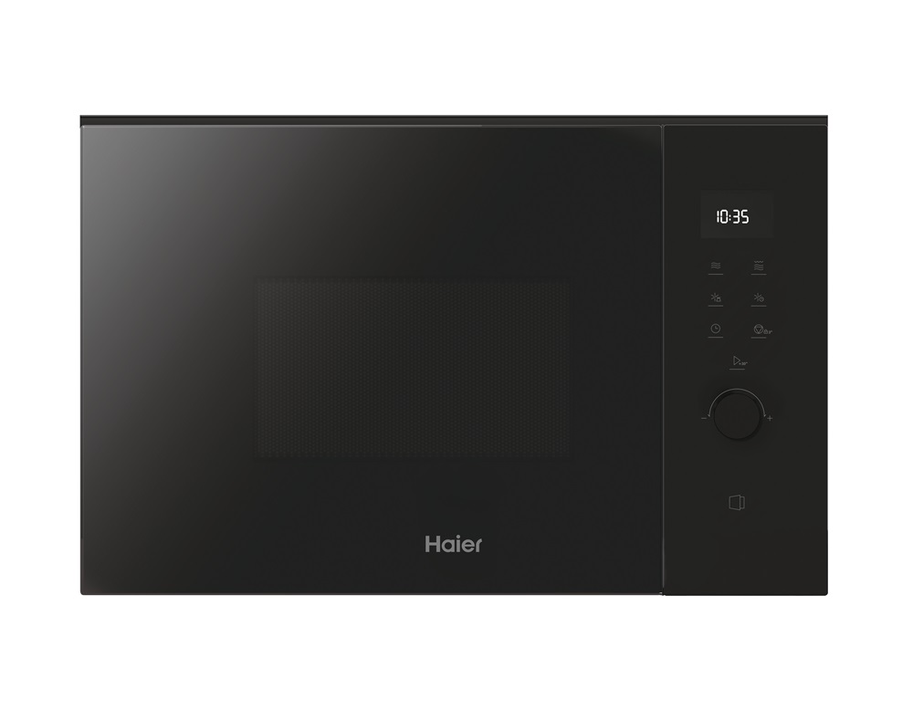 Haier H38FMWID627N 900W 25L fekete beépíthető mikrohullámú sütő