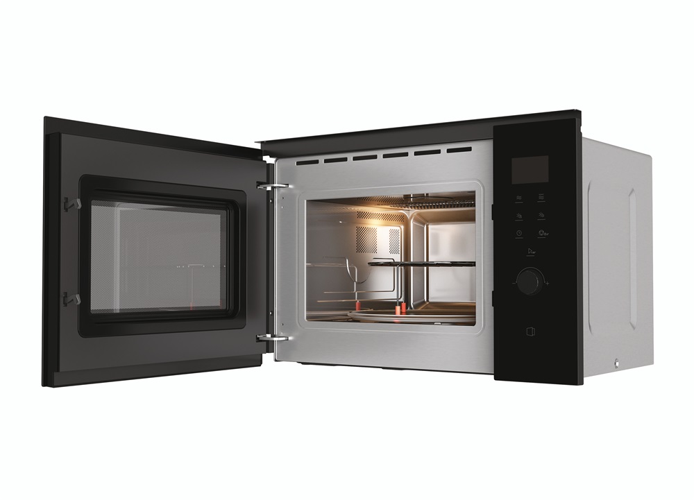 Haier H38FMWID627N 900W 25L fekete beépíthető mikrohullámú sütő