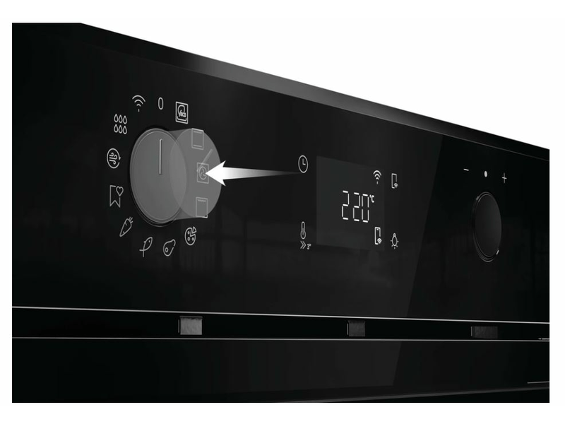 Haier H6 ID23B4HTB fekete, beépíthető, sütőtér: 78L, sütő
