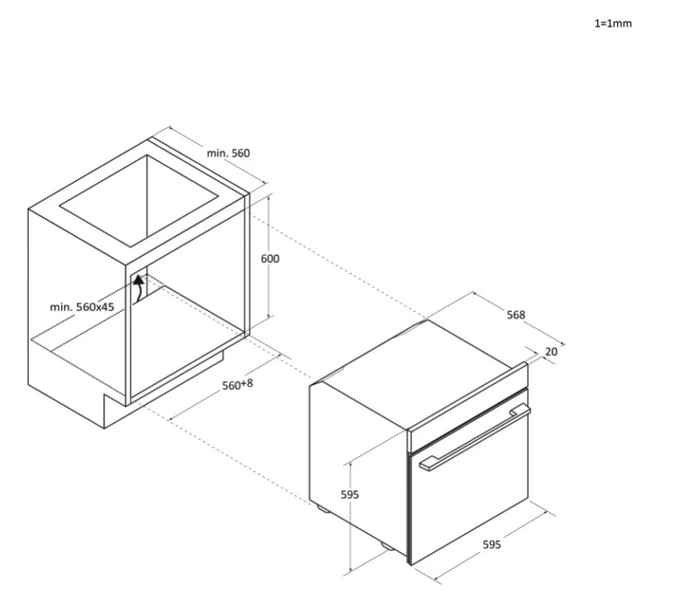 Haier H6 ID25G3HTX inox, beépíthető, sütőtér: 78L, sütő