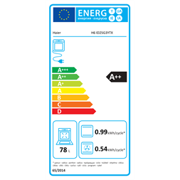 Haier H6 ID25G3YTX beépíthető inox sütő