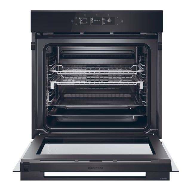 Haier H6 ID46G3YTB fekete, beépíthető, sütőtér: 78L, sütő