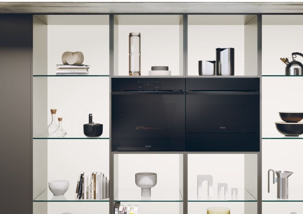 Haier H6 ID66C3YTB fekete, beépíthető, sütőtér: 78L, sütő