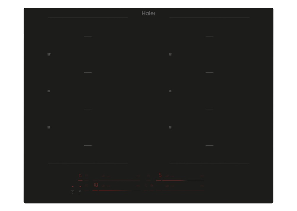 Haier HA2MTB58IRB1S fekete, beépíthető, indukciós, főzőzóna: 4, beépíthető méret: 56cm, főzőlap