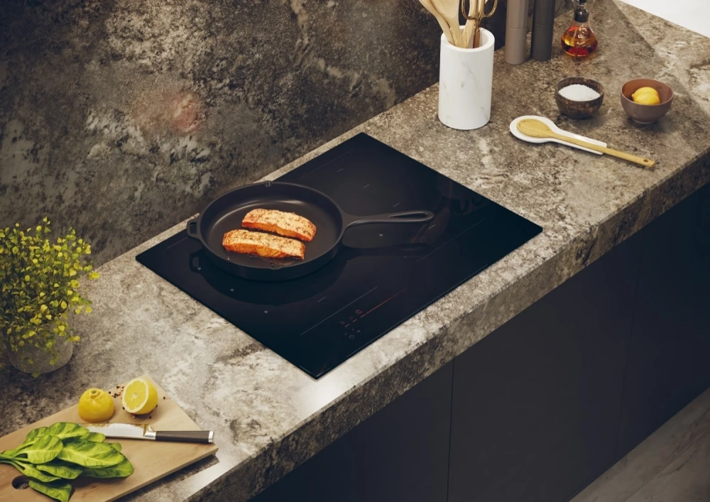 Haier HA2MTB58IRB1S fekete, beépíthető, indukciós, főzőzóna: 4, beépíthető méret: 56cm, főzőlap