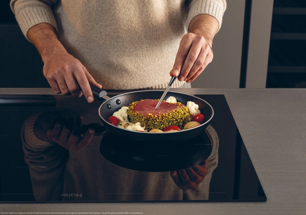 Haier HA2MTB58IRB1S fekete, beépíthető, indukciós, főzőzóna: 4, beépíthető méret: 56cm, főzőlap