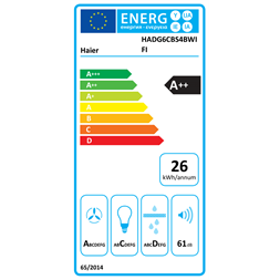 Haier HADG6CBS4BWIFI kürtős páraelszívó