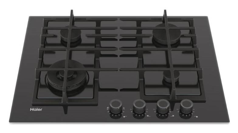 Haier HAVG5BF4S2B/1 fekete, beépíthető, gáz, főzőzóna: 4, beépíthető méret: 56cm, főzőlap