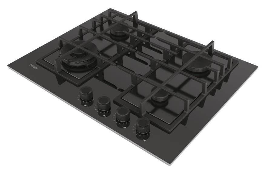 Haier HAVG5BF4S2B/1 fekete, beépíthető, gáz, főzőzóna: 4, beépíthető méret: 56cm, főzőlap
