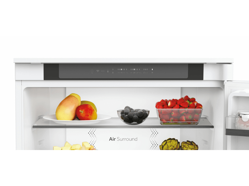 Haier HBW5719E alulfagyasztós, beépíthető, Hűtő:281L, Fagyasztó:83L, No frost hűtőszekrény