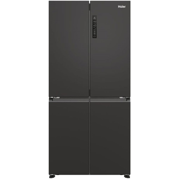 Haier HCR3818ENPT antracit, négyajtós, Hűtő:311L, Fagyasztó:156L, Total No frost hűtőszekrény