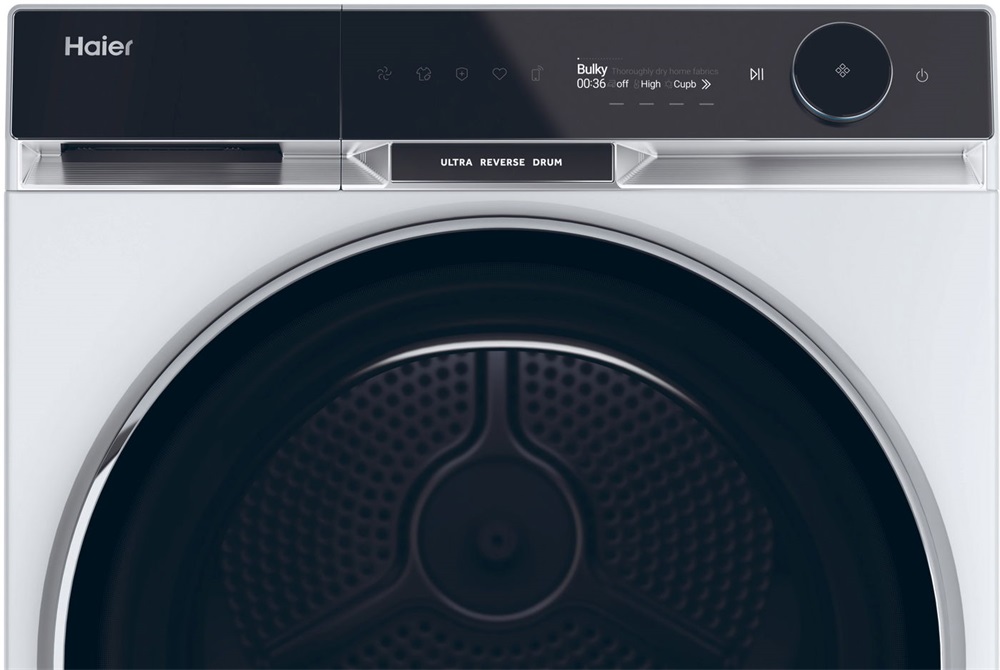 Haier HD100-A3Q397U1-S fehér, 10 kg, hőszivattyús, szárítógép