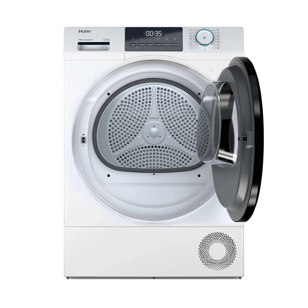 Haier HD80-E929E-S fehér-fekete, 8kg, hőszivattyús szárítógép (Újszerű)