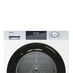 Haier HD80-E929E-S fehér-fekete, 8kg, hőszivattyús szárítógép (Újszerű)
