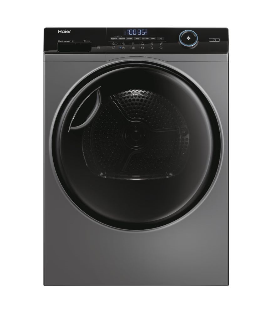 Haier HD80-A3959R-S antracit, 8 kg, hőszivattyús, szárítógép