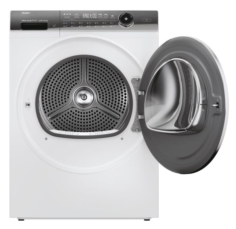 Haier HD90-A3Q979U1-S fehér, 9 kg, hőszivattyús, szárítógép