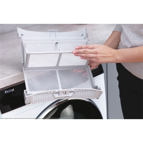 Haier HD90-A3Q979U1-S fehér, 9 kg, hőszivattyús, szárítógép