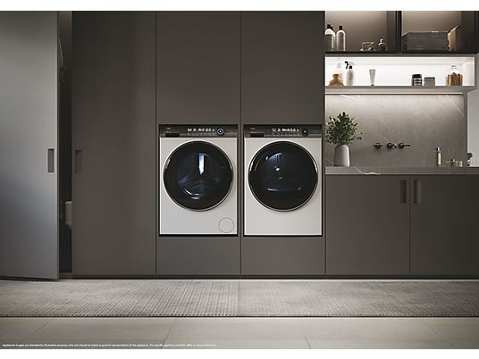 Haier HD90-A3Q979U1-S fehér, 9 kg, hőszivattyús, szárítógép