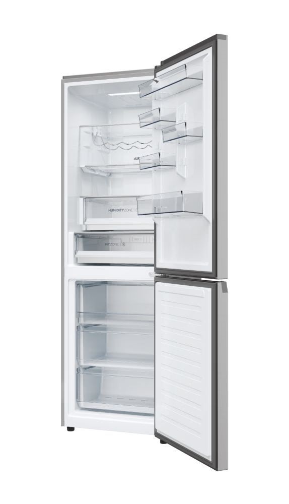 Haier HDPW5618CNPK inox, alulfagyasztós, Hűtő:235L, Fagyasztó:117L, hűtőszekrény