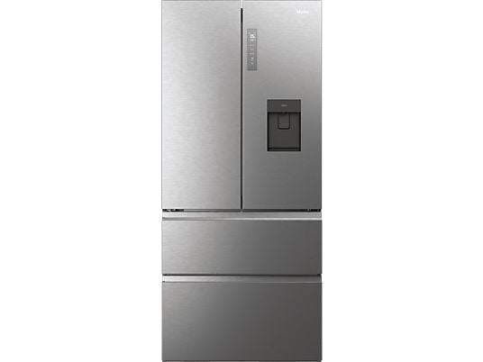 Haier HFW7819EWMP inox, francia ajtós, alulfagyasztós, Hűtő:356L, Fagyasztó:181L, Total No frost hűtőszekrény