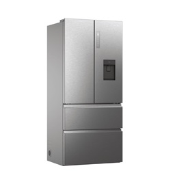 Haier HFW7819EWMP inox, francia ajtós, alulfagyasztós, Hűtő:356L, Fagyasztó:181L, Total No frost hűtőszekrény