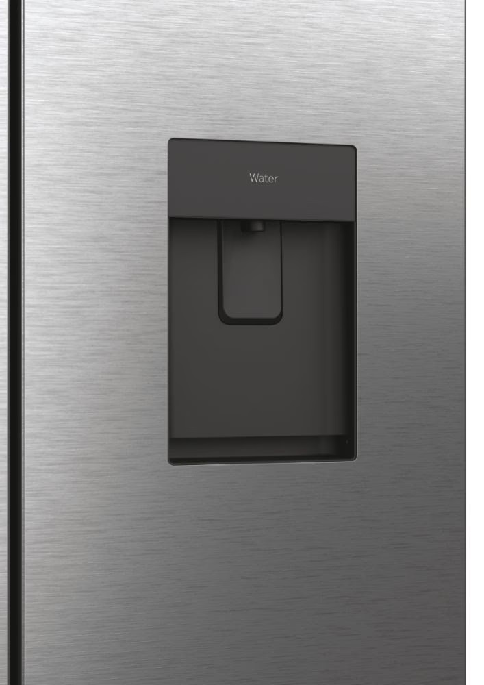 Haier HFW7819EWMP inox, francia ajtós, alulfagyasztós, Hűtő:356L, Fagyasztó:181L, Total No frost hűtőszekrény