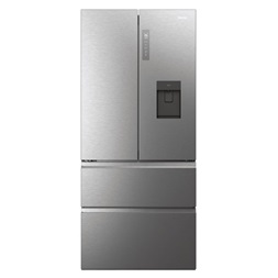 Haier HFW7819EWMP inox, francia ajtós, alulfagyasztós, Hűtő:356L, Fagyasztó:181L, Total No frost hűtőszekrény