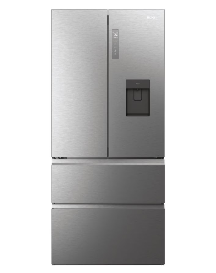 Haier HFW7819EWMP inox, francia ajtós, alulfagyasztós, Hűtő:356L, Fagyasztó:181L, Total No frost hűtőszekrény