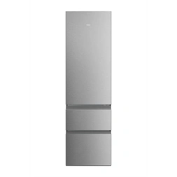 Haier HTR3620ENMG ezüst, alulfagyasztós, Hűtő:289L, Fagyasztó:125L, No frost hűtőszekrény