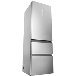 Haier HTW5618CNMG inox, francia ajtós, alulfagyasztós, Hűtő:235L, Fagyasztó:125L, Total No frost hűtőszekrény