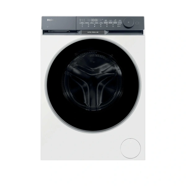 Haier HW80-B14387U1-S fehér, elöltöltős, max.: 1400 ford, 8kg, mosógép