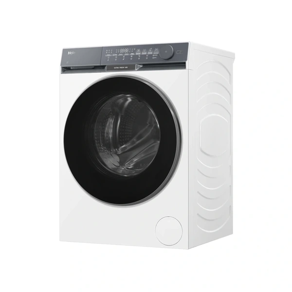 Haier HW80-B14387U1-S fehér, elöltöltős, max.: 1400 ford, 8kg, mosógép