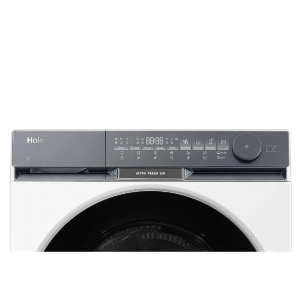 Haier HW80-B14387U1-S fehér, elöltöltős, max.: 1400 ford, 8kg, mosógép