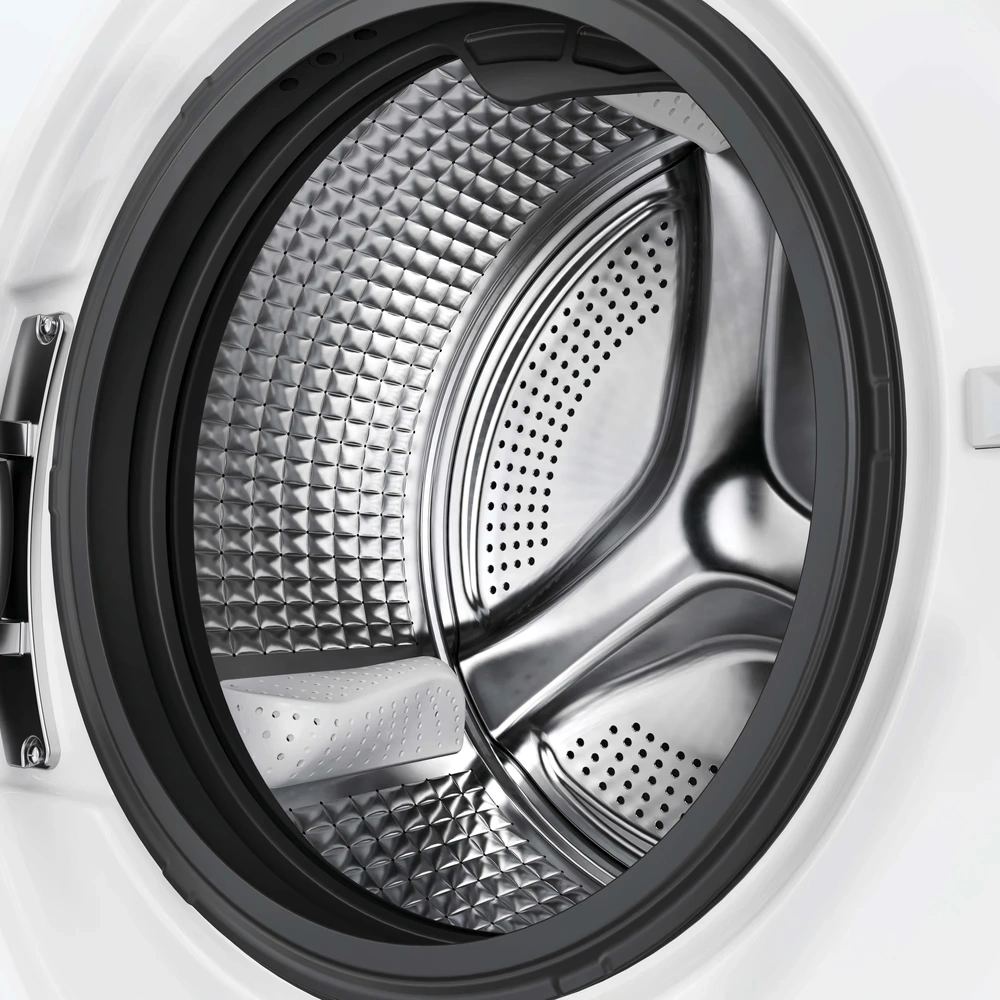 Haier HW80-B14387U1-S fehér, elöltöltős, max.: 1400 ford, 8kg, mosógép