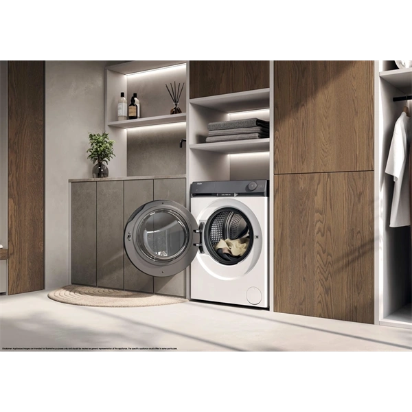 Haier HW80-B14387U1-S fehér, elöltöltős, max.: 1400 ford, 8kg, mosógép
