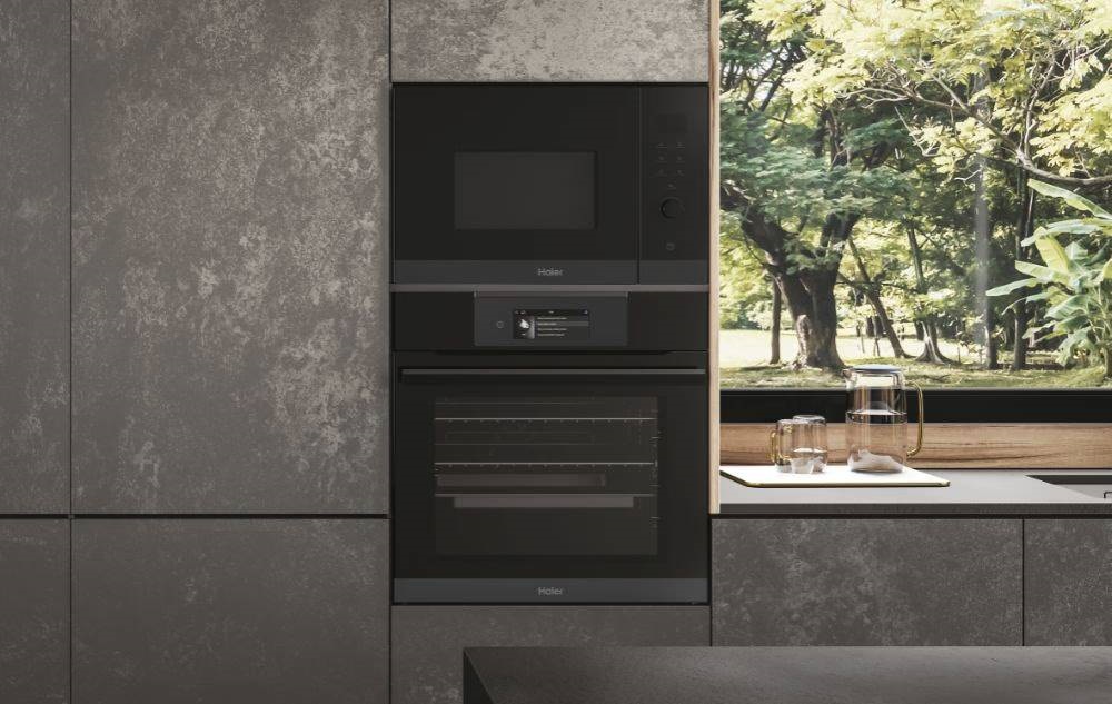 Haier HWO38MG6HXB 900W 25L fekete beépíthető mikrohullámú sütő