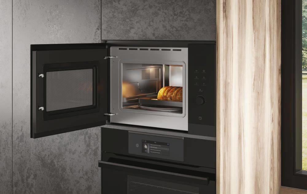 Haier HWO38MG6HXB 900W 25L fekete beépíthető mikrohullámú sütő