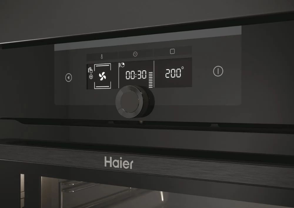 Haier HWO60SM2F3BH4 fekete, beépíthető, sütőtér: 70L, sütő