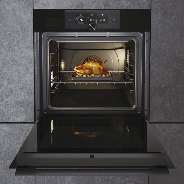 Haier HWO60SM6FS9XHP fekete, beépíthető, sütőtér: 70L, sütő