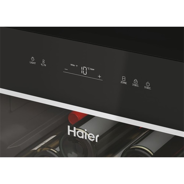 Haier HWS236GDGU1 fekete, Palack:236db, Direct Cool ingborhűtő