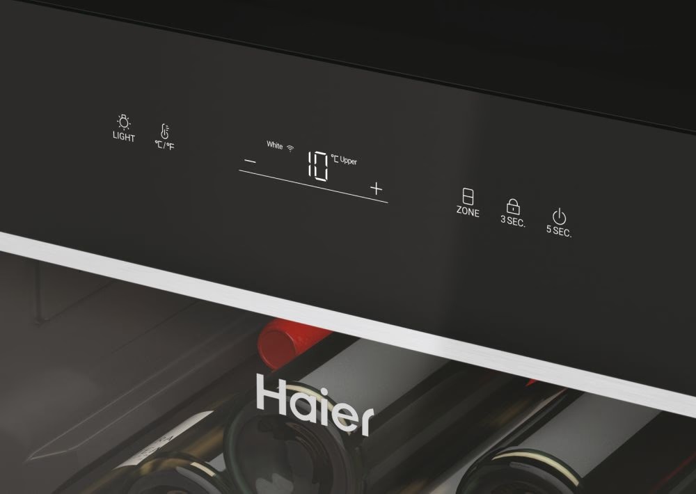 Haier HWS236GDGU1 fekete, Palack:236db, Direct Cool ingborhűtő