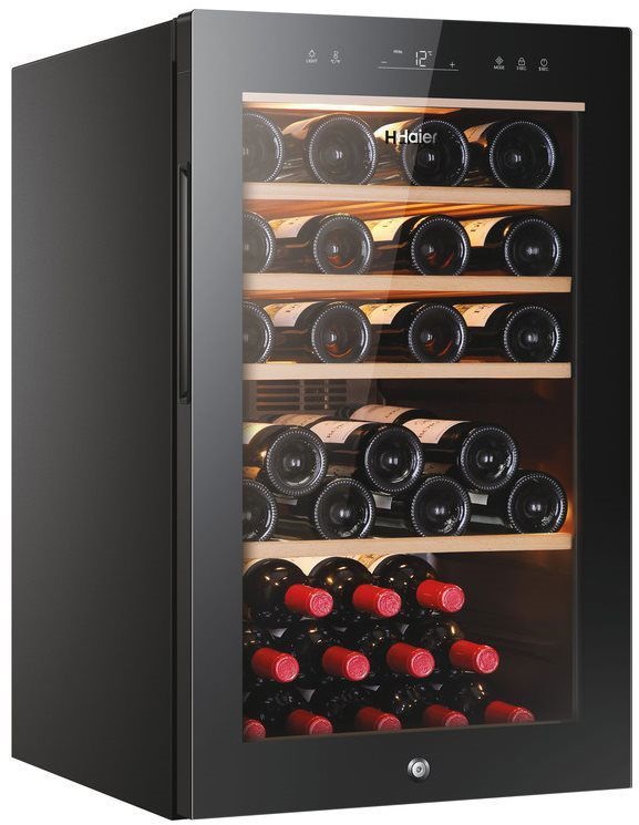 Haier HWS49GA fekete, Palack:49db, borhűtő