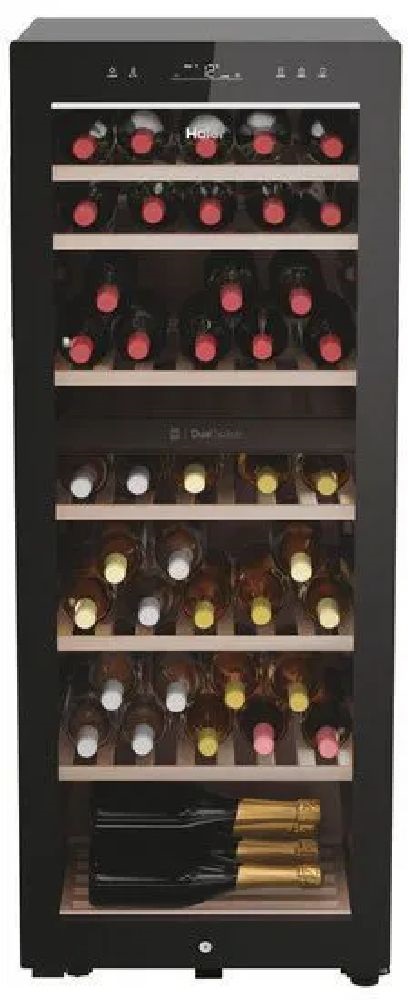 Haier HWS77GDAU1 fekete, Hűtő:190L, borhűtő