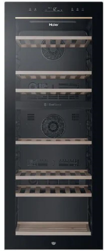 Haier HWS77GDAU1 fekete, Hűtő:190L, borhűtő