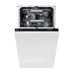 Haier XI1C1TB4LPCFB fekete, programok száma: 8, keskeny beépíthető, 11 terítékes mosogatógép 
